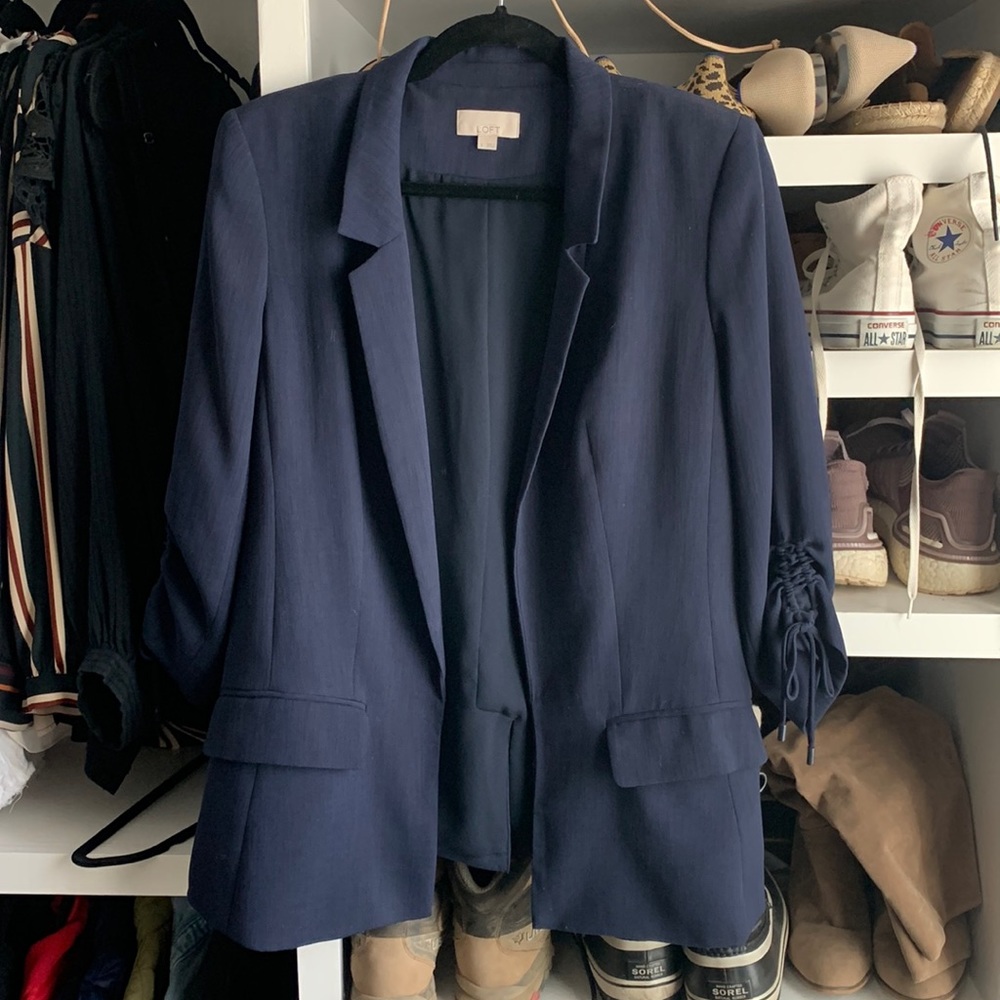 Loft navy blazer